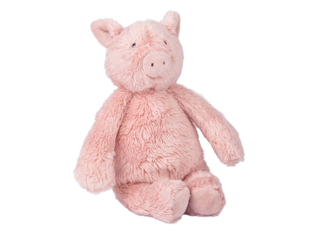  les tout doux peluche cochon rose 30 cm 